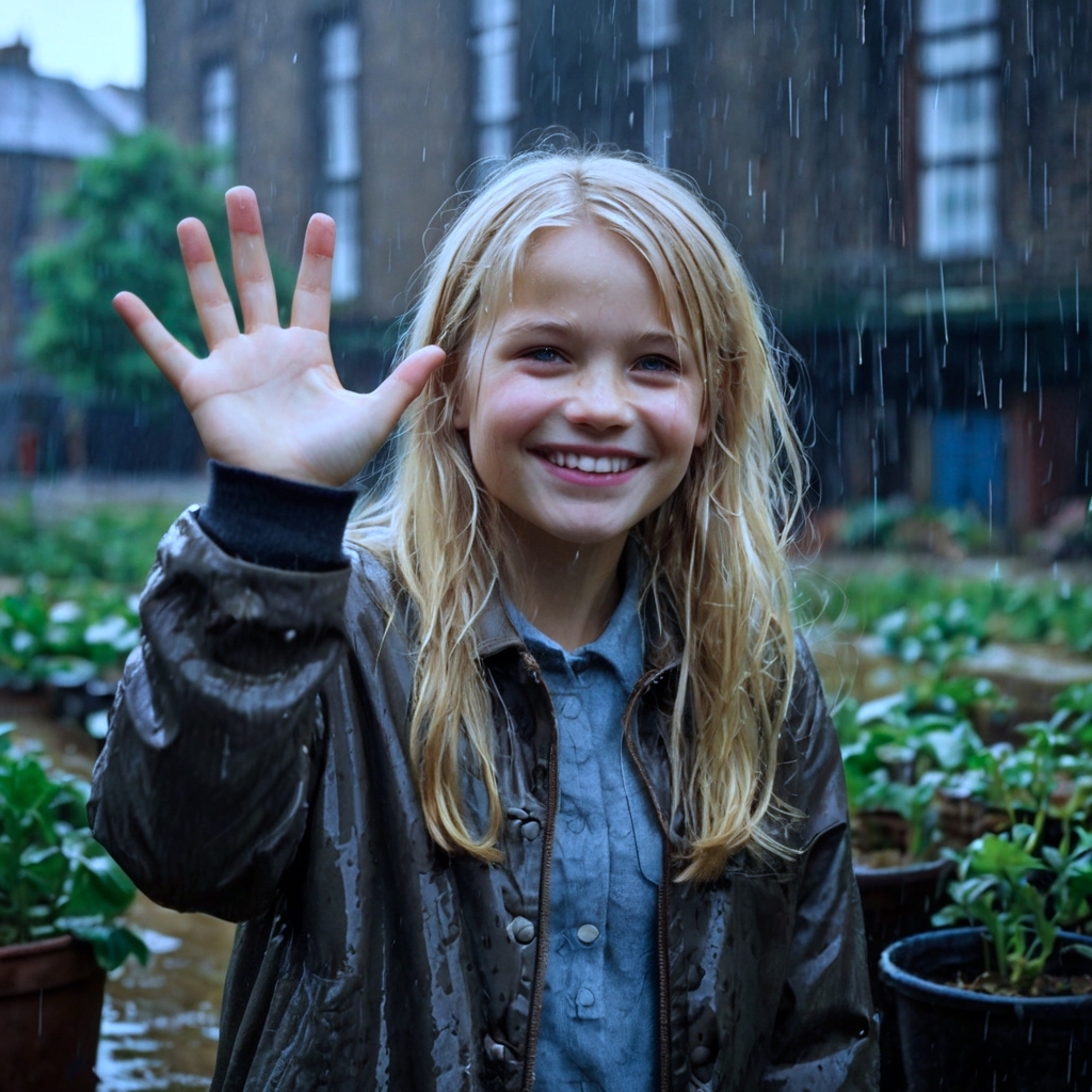 gardening in rainy