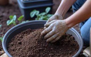 choosing the right soil mix for an urban garden