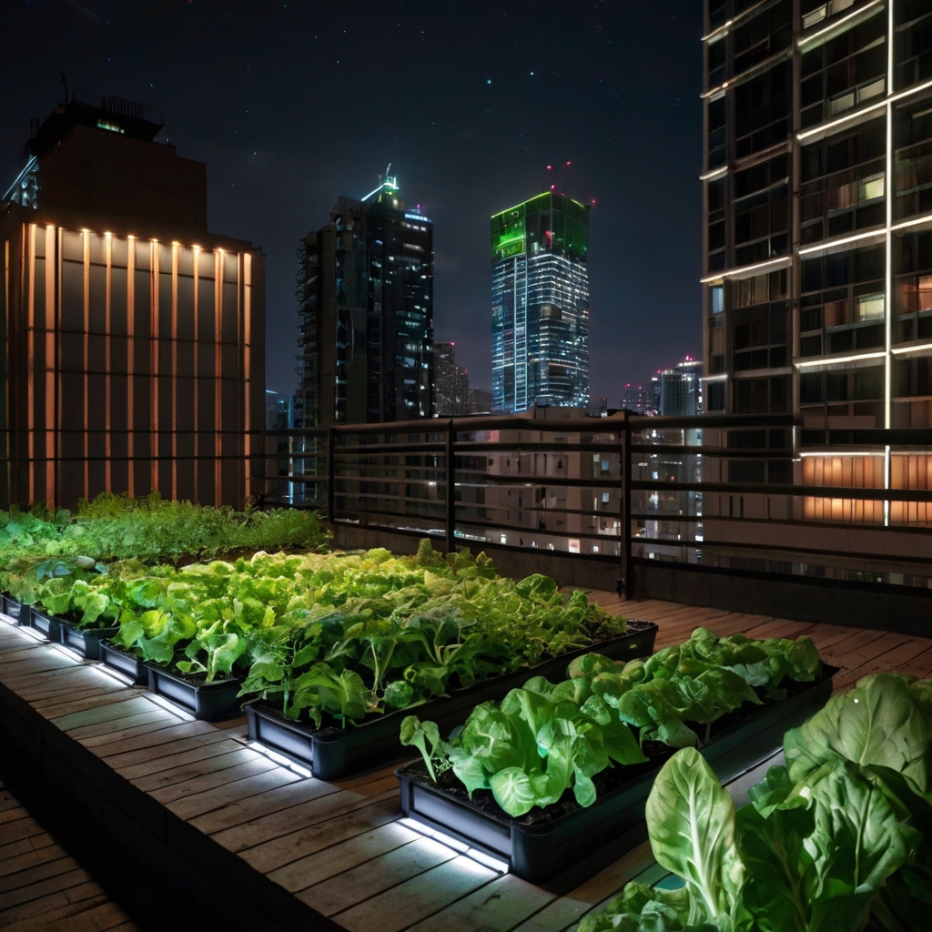 urban gardening rooftop